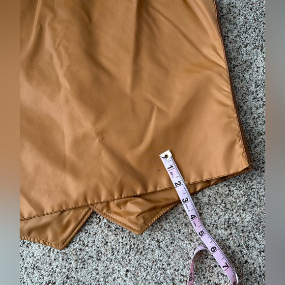 Vintage 70s lightweight  brown leather vest.  Sears brand, men’s size 40 regular - Picture 11 of 13